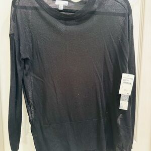 14th & Union Black Long Sleeve Top